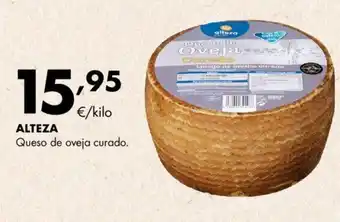 Supermercados Lupa ALTEZA Queso de oveja curado. oferta
