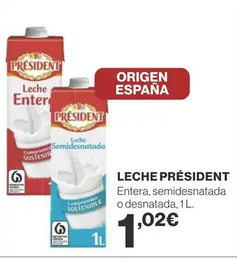 Supercor LECHE PRÉSIDENT oferta