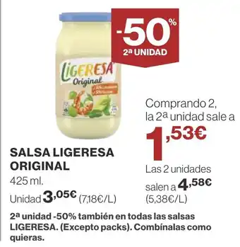 Supercor SALSA LIGERESA ORIGINAL oferta