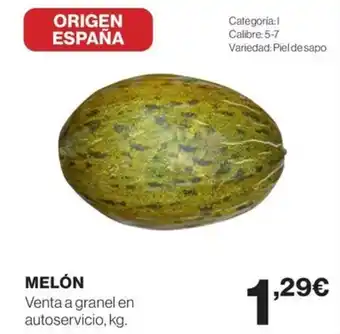 El Corte Inglés MELÓN oferta