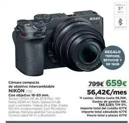 El Corte Inglés Cámara compacta oferta