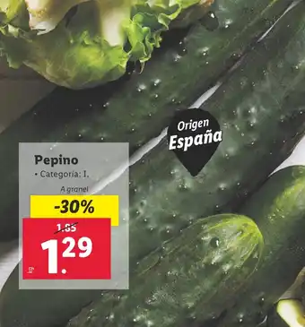 Lidl Pepino oferta