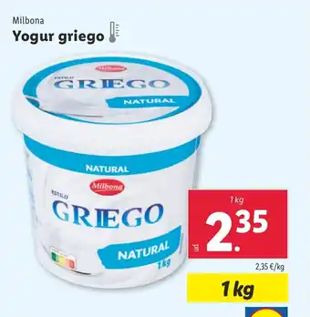 Lidl Yogur griego oferta