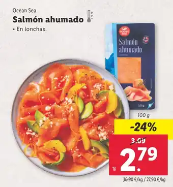 Lidl Salmón ahumado oferta