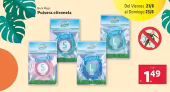 Pulsera citronela