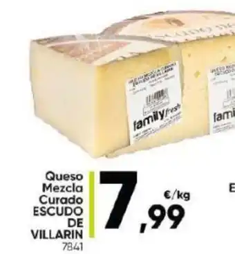 Family Cash Queso Mezcla Curado ESCUDO DE VILLARIN oferta