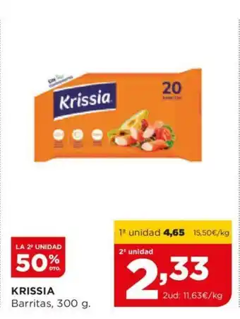 Alimerka KRISSIA Barritas, 300 g. oferta