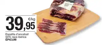 BonpreuEsclat Espatlla d'enceball 50% raça ibèrica ÉPICUM oferta