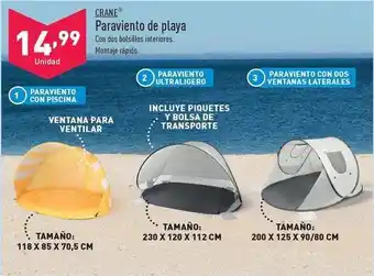 ALDI Paraviento de playa oferta