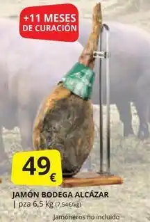 Supermercados MAS Jamón bodega oferta