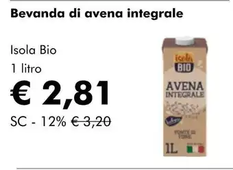 NaturaSí Bevanda di avena integrale oferta