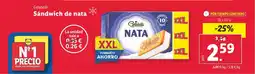 Lidl Gelatelli Sándwich de nata oferta