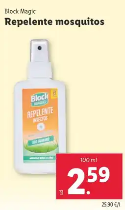 Lidl Block Magic Repelente mosquitos oferta