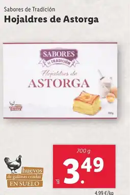 Lidl Sabores de Tradición Hojaldres de Astorga oferta