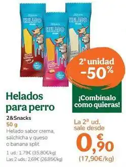 TiendAnimal 2&snacks - helados para perro oferta