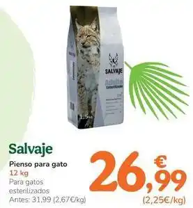 TiendAnimal Salvaje - pienso para gato oferta