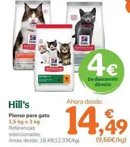 TiendAnimal Hill's - pienso para gato oferta