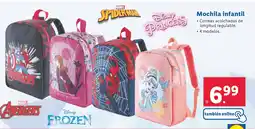 Lidl Mochila infantil oferta