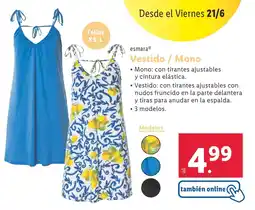 Lidl Vestido / Mono oferta