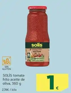 HiperDino Solís - tomate frito aceite de oliva oferta