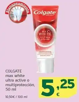HiperDino Colgate - max white ultra active o multiprotección oferta