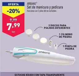 ALDI Ambiano - set de manicura y pedicura oferta