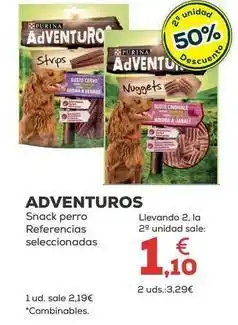 Kiwoko Purina - adventuros snack perro referencias seleccionadas oferta