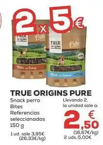 Kiwoko True origins - pure snack perro oferta