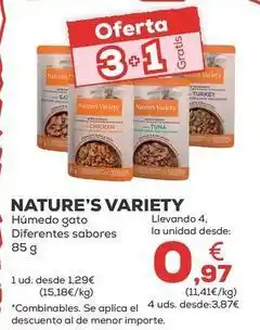 Kiwoko Nature's variety - húmedo gato oferta