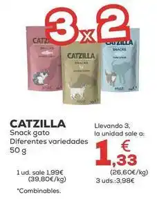Kiwoko Catzilla - snack gato oferta