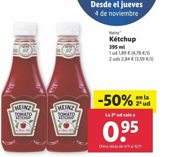 Lidl Ketchup heinz oferta