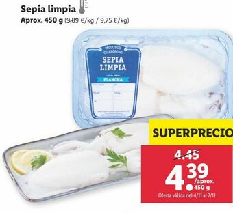Lidl Sepia oferta