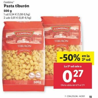 Lidl Pasta combino oferta