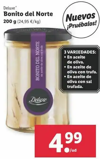Lidl Bonito del norte deluxe oferta