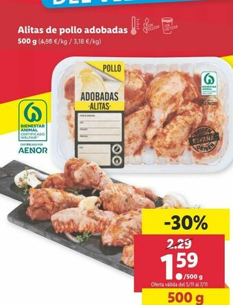 Lidl Alas de pollo oferta