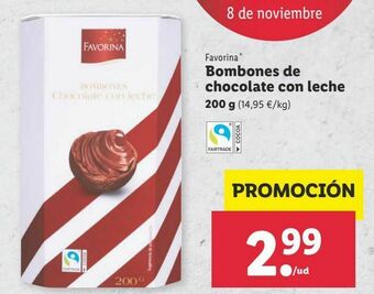 Lidl Bombones favorina oferta