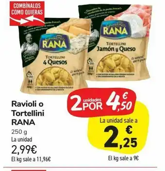 Carrefour Market Ravioli o tortellini rana oferta