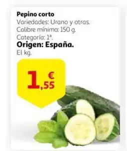 Alcampo Pepino corto oferta