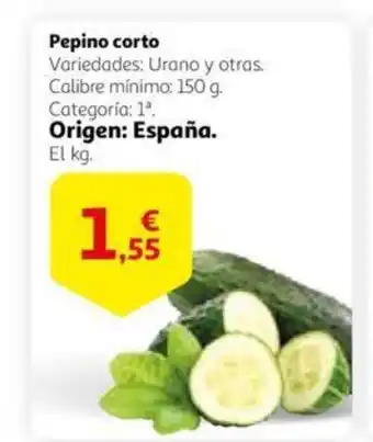 Alcampo Pepino corto oferta