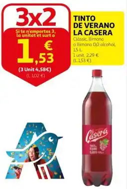 Alcampo TINTO DE VERANO LA CASERA oferta