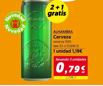 Hiper Usera ALHAMBRA Cerveza oferta