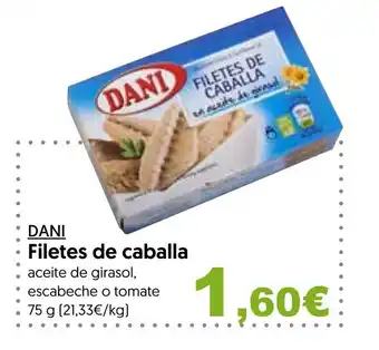 Hiper Usera DANI Filetes de caballa oferta