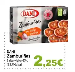 Hiper Usera DANI Zamburiñas oferta