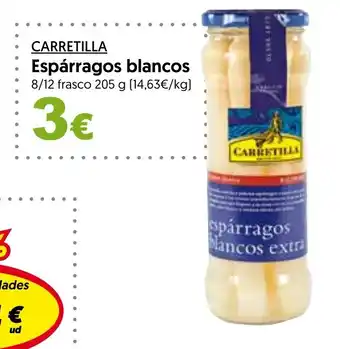 Hiper Usera CARRETILLA Espárragos blancos oferta