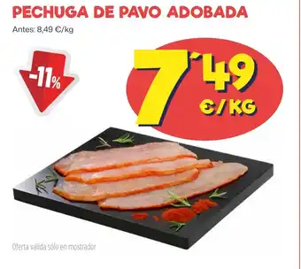 AhorraMas PECHUGA DE PAVO ADOBADA oferta