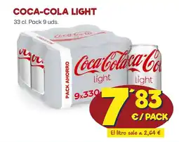 AhorraMas COCA-COLA LIGHT oferta
