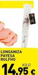 Hiperber Longaniza payesa rolfho oferta