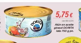 Cash Ifa Atún en aceite girasol DORITA oferta