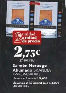 Gadis Salmón Noruego Ahumado SKANDIA oferta
