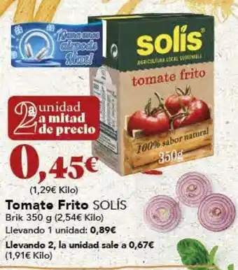 Gadis Tomate Frito SOLÍS oferta
